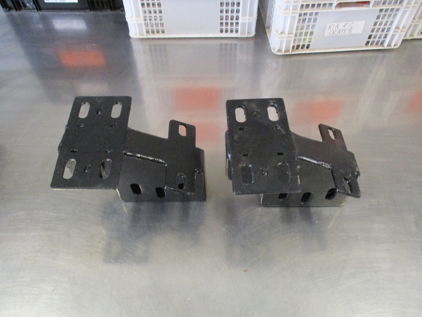 Black Bull Bar Brackets Used