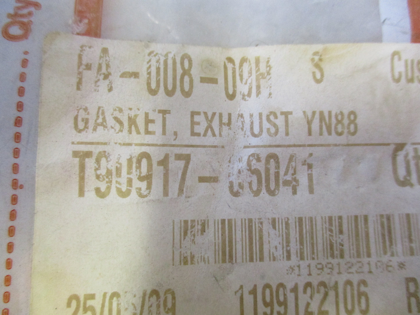 Toyota Various Models Exhaust Silencer Ring Seal New Part