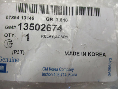 Holden RG Colorado/Trailblazer Genuine Engine Fan Relay New Part