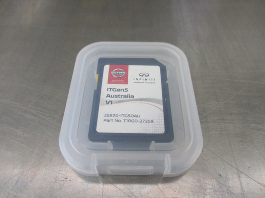 Nissan Y62 Patrol/R52 Pathfinder Genuine Navigation Memory SD Card New Part