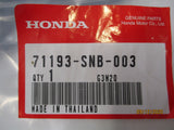 Honda Civic Genuine Right Front Bumper Side Spacer New Part