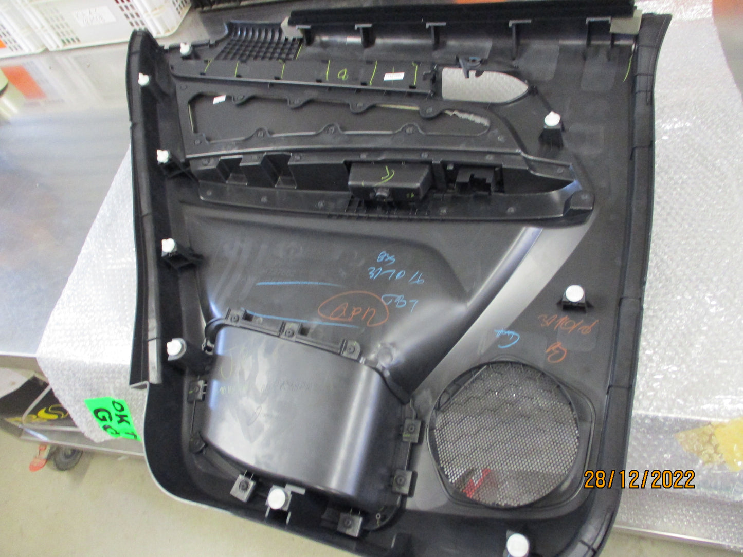 Holden RG Trailblazer Genuine Right Hand Rear Door Trim New Part