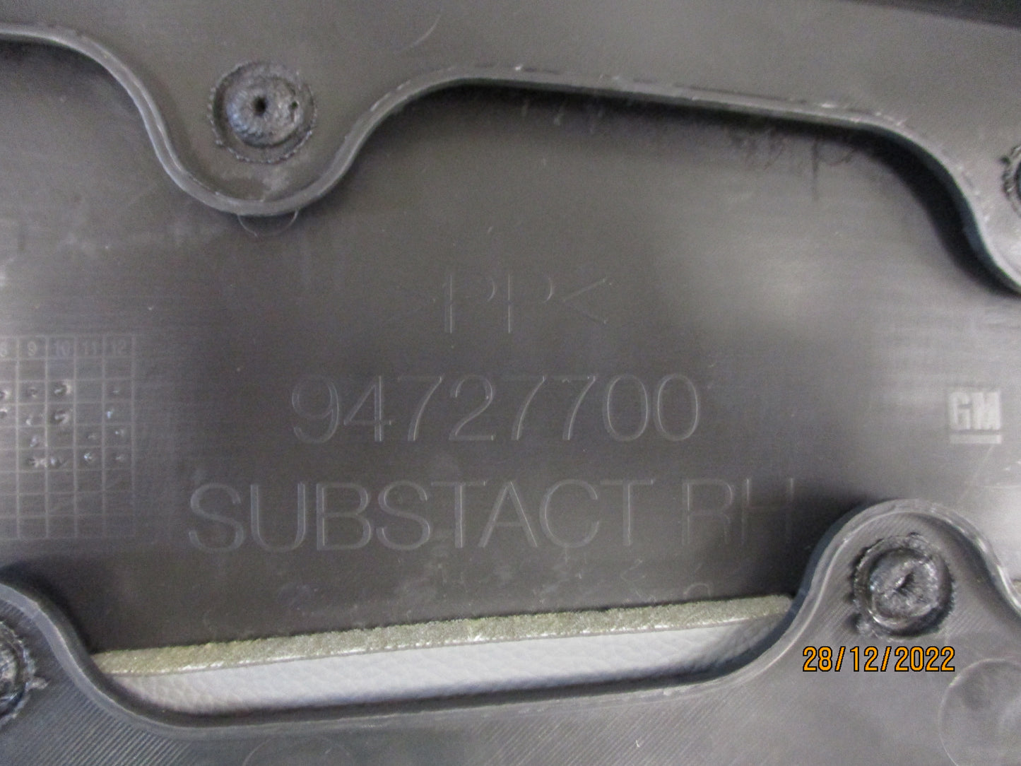 Holden RG Trailblazer Genuine Right Hand Rear Door Trim New Part