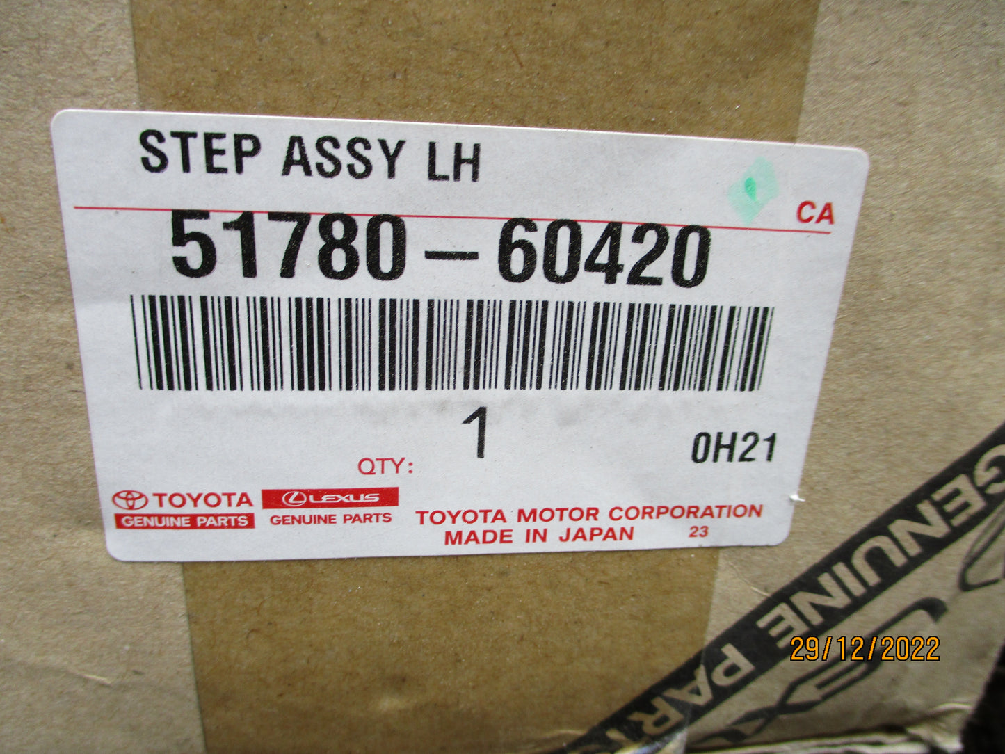 Toyota HZJ79 Landcruiser Dual Cab Genuine Replacement Alloy Side Step Step New Part