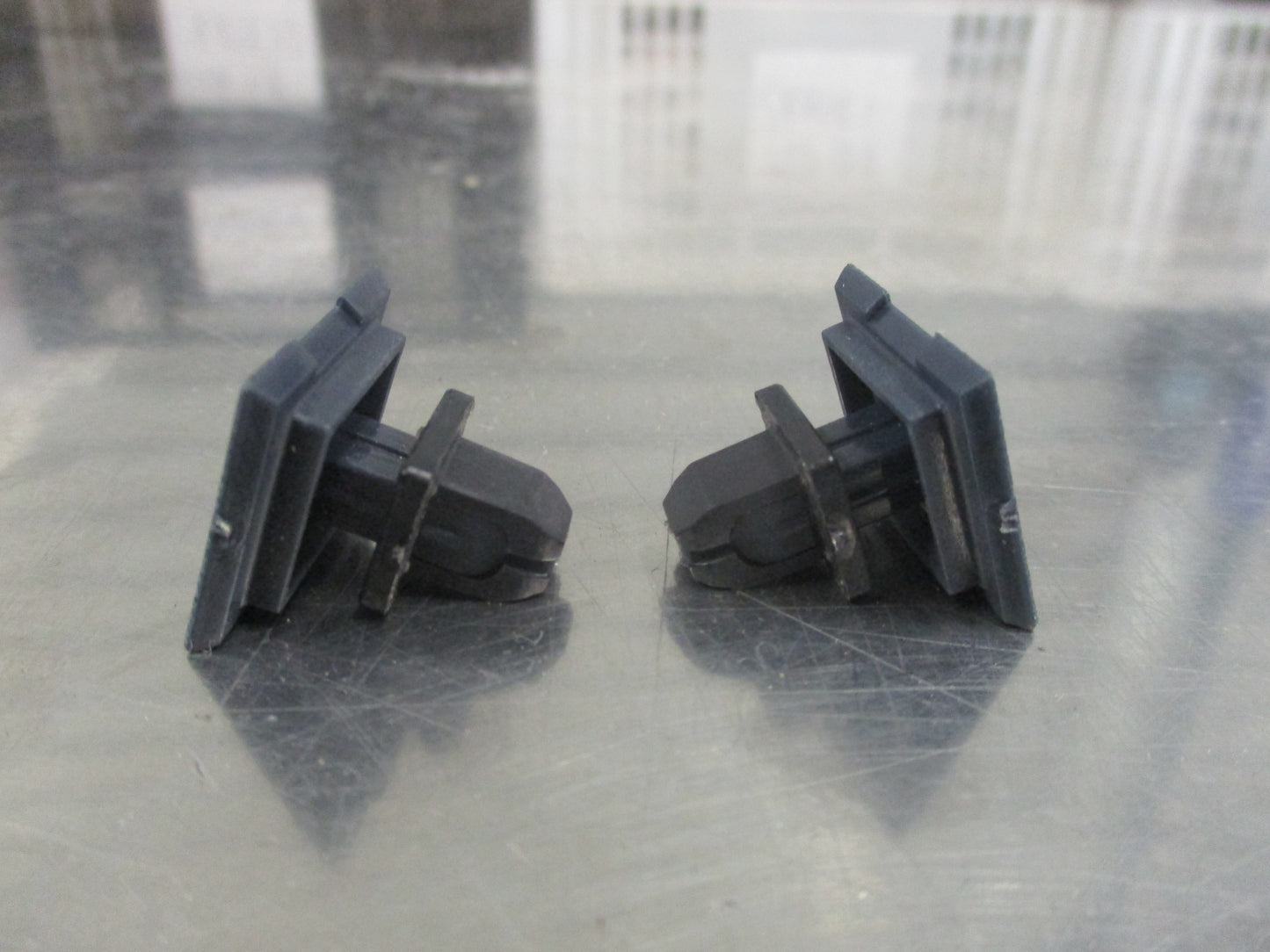 Subaru L Series Genuine Door Sill Plate Clip (Blue) Pair New Part
