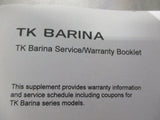 Holden TK Barina Genuine Service And Warranty Booklet New Part