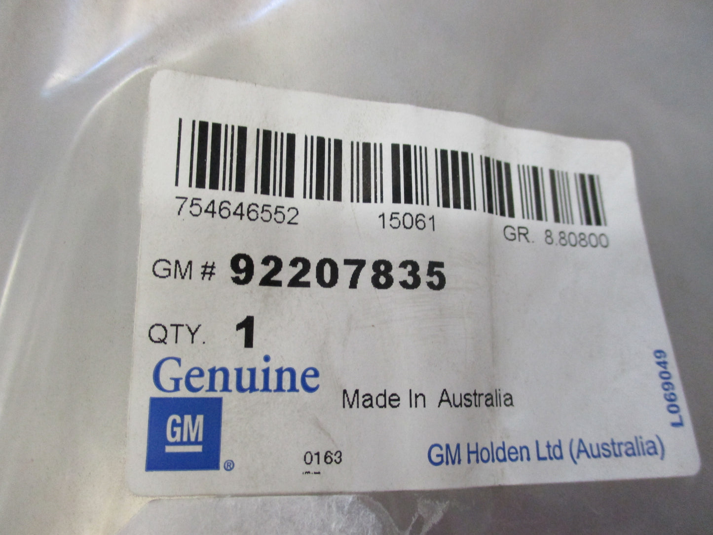 Holden TK Barina Genuine Service And Warranty Booklet New Part