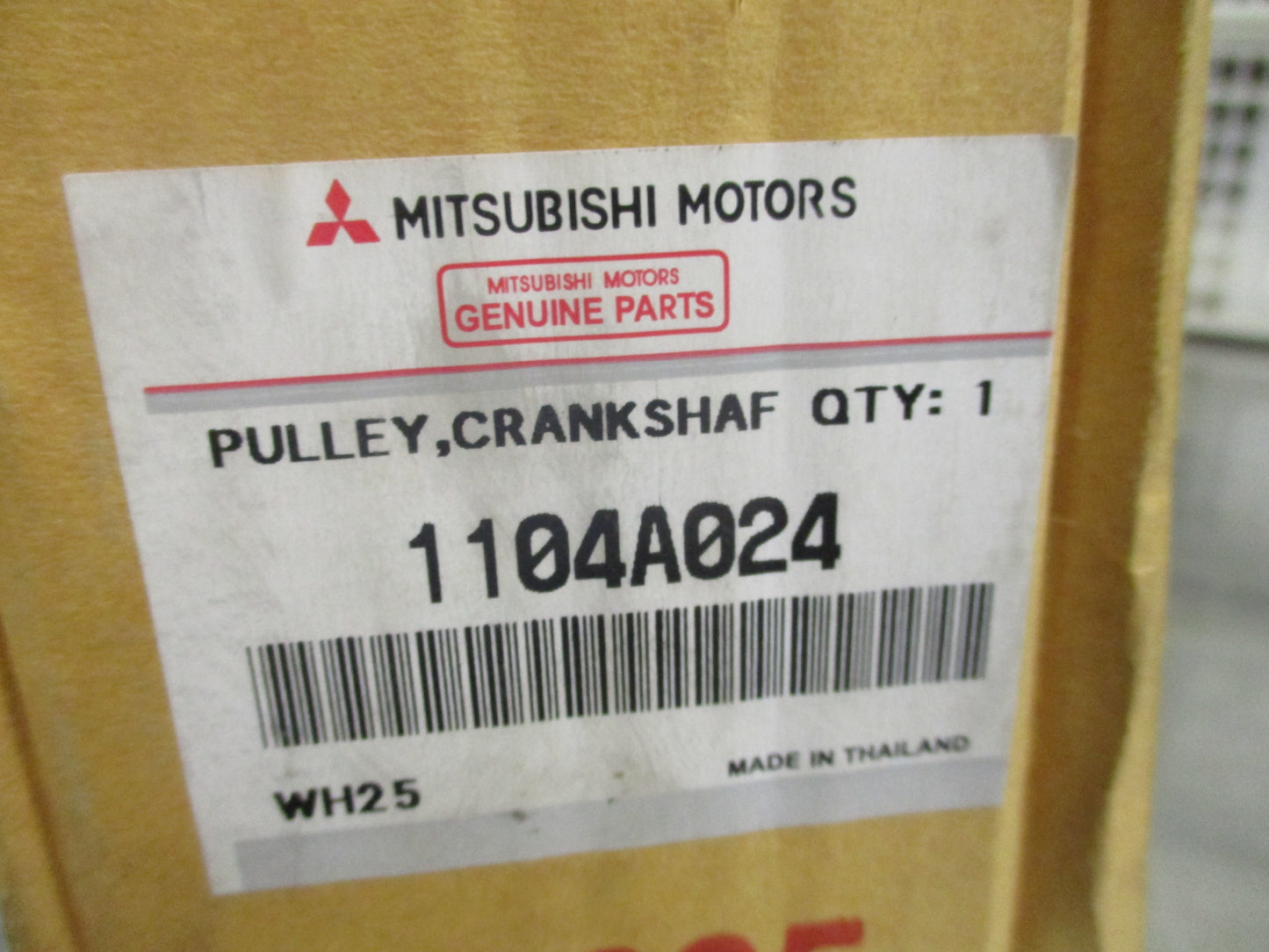 Mitsubishi ML/MN Triton/Pajero 4M41 Genuine Crankshaft Pulley New Part