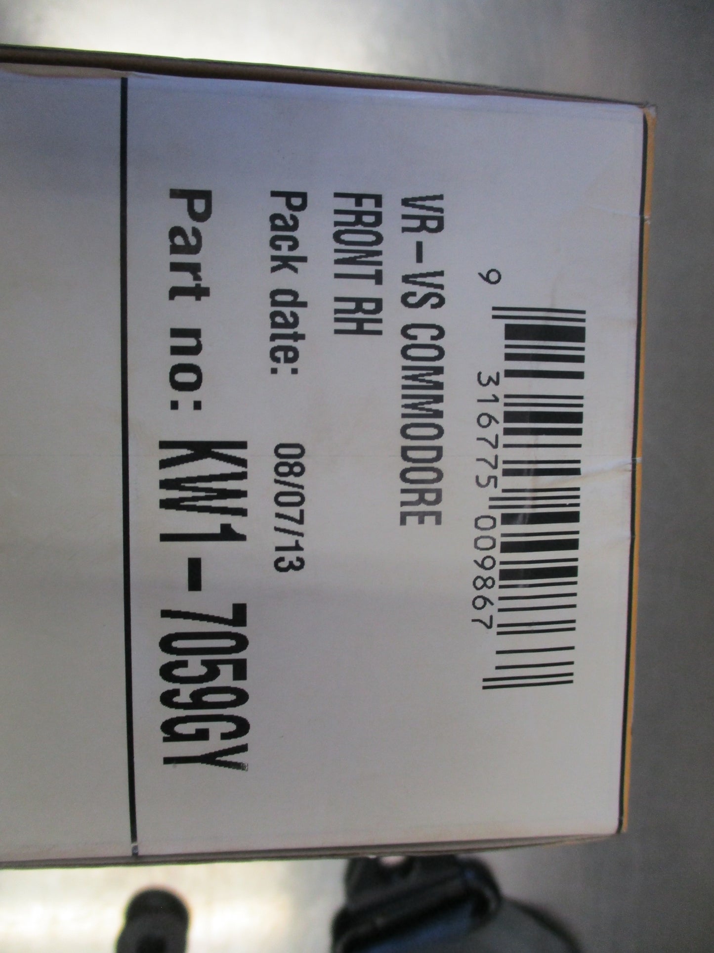 APV-S Right Hand Front Seat Belt Suits Holden VR/VS Commodore New Part