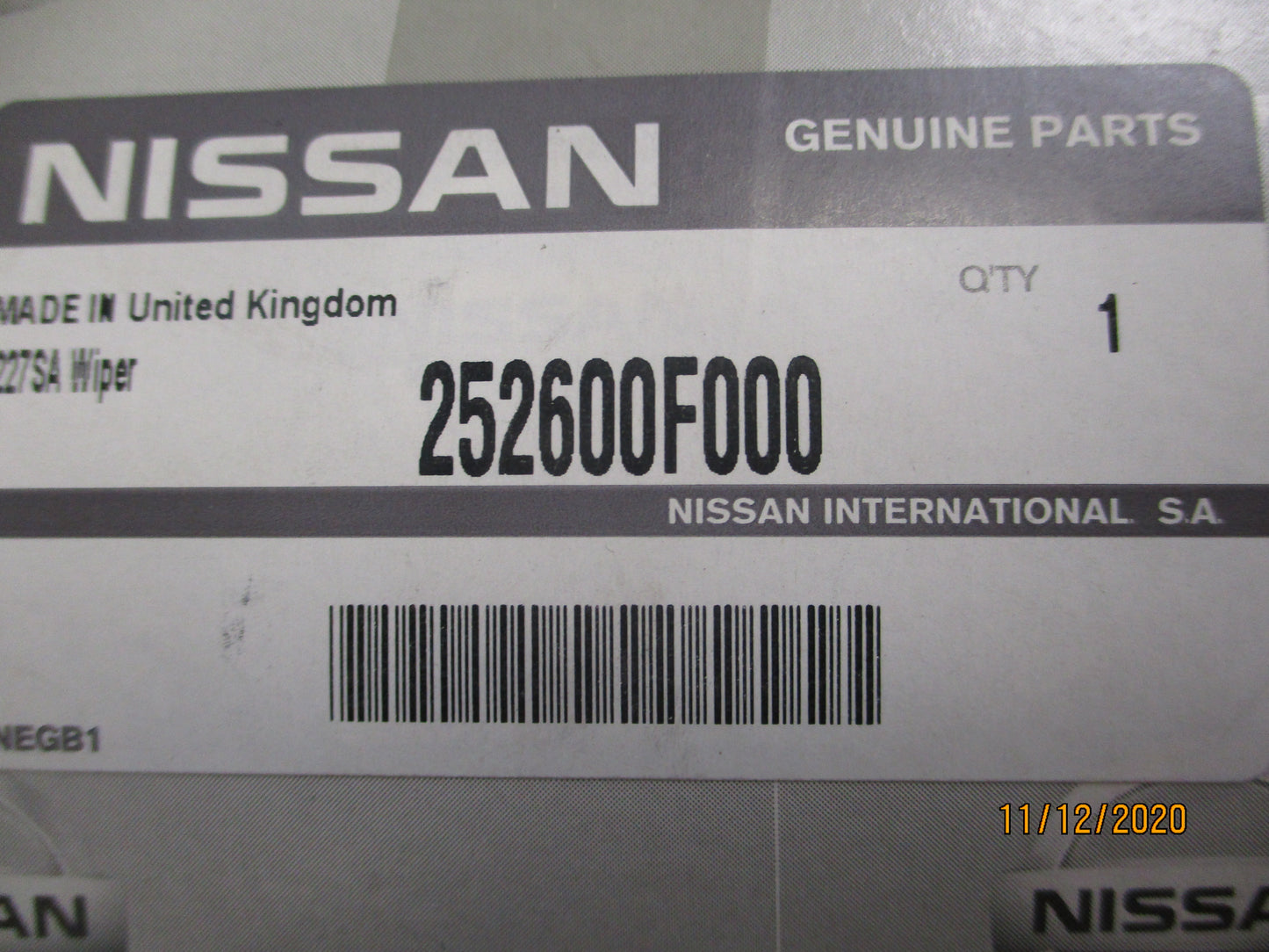 Nissan Micra Genuine Wiper Switch Assembly New Part