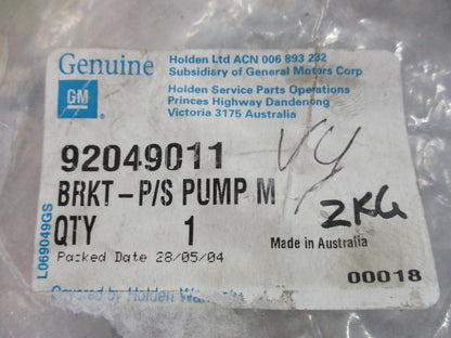 Holden VT-VX-VY-V6 Commodore Genuine Power Steering Pump Bracket New Part