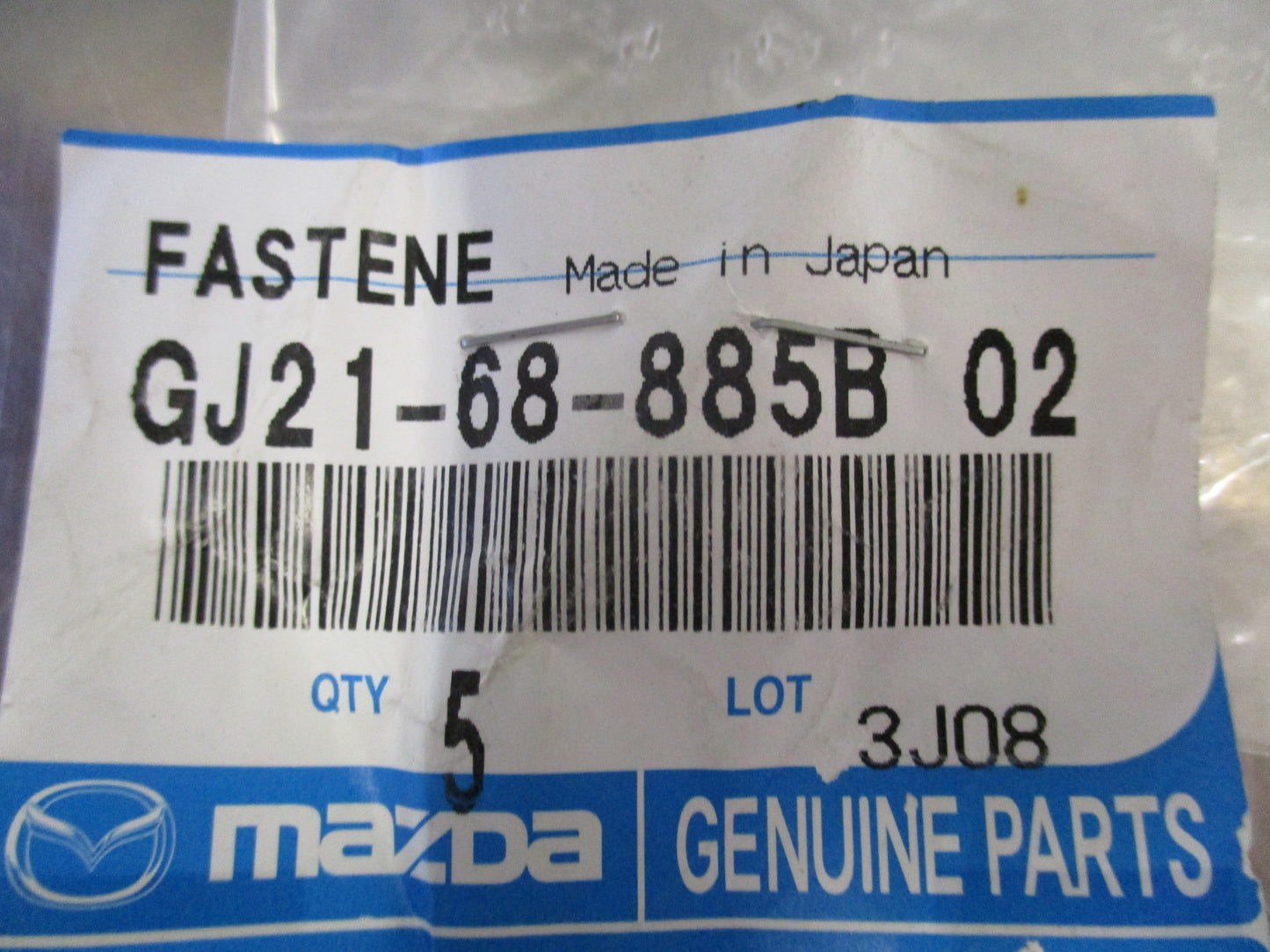 Mazda Various Models Genuine Trim Retainer 5 Pack New Part