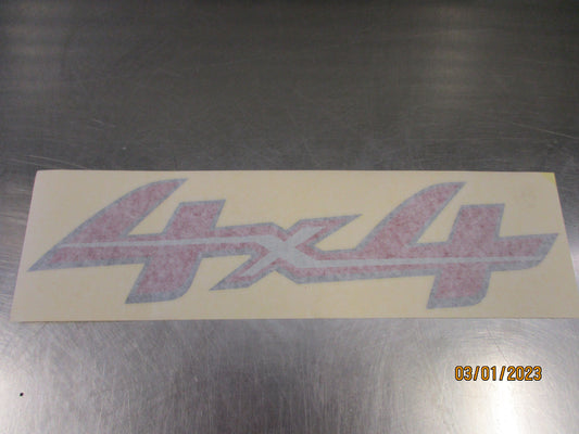 Isuzu D-Max Genuine Side Body 4X4 Decal New Part