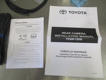 Toyota Corolla Hatch Genuine Reverse Camera Kit New Part
