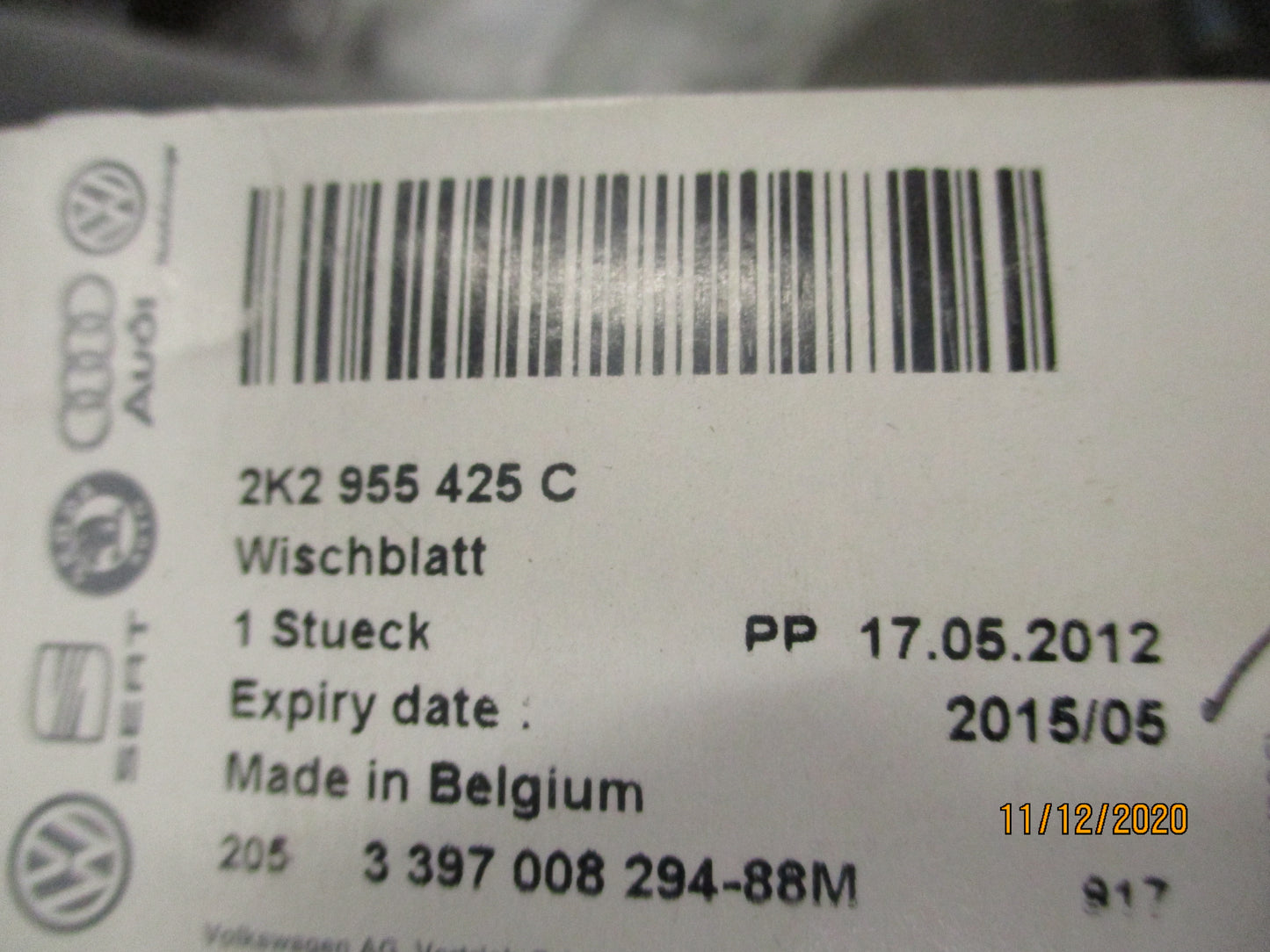 Volkswagen Caddy/EOS/Golf Genuine 24 Inch Wiper Blade New Part