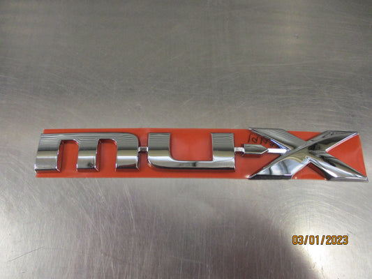 Isuzu MU-X Genuine Rear Chrome Emblem New Part