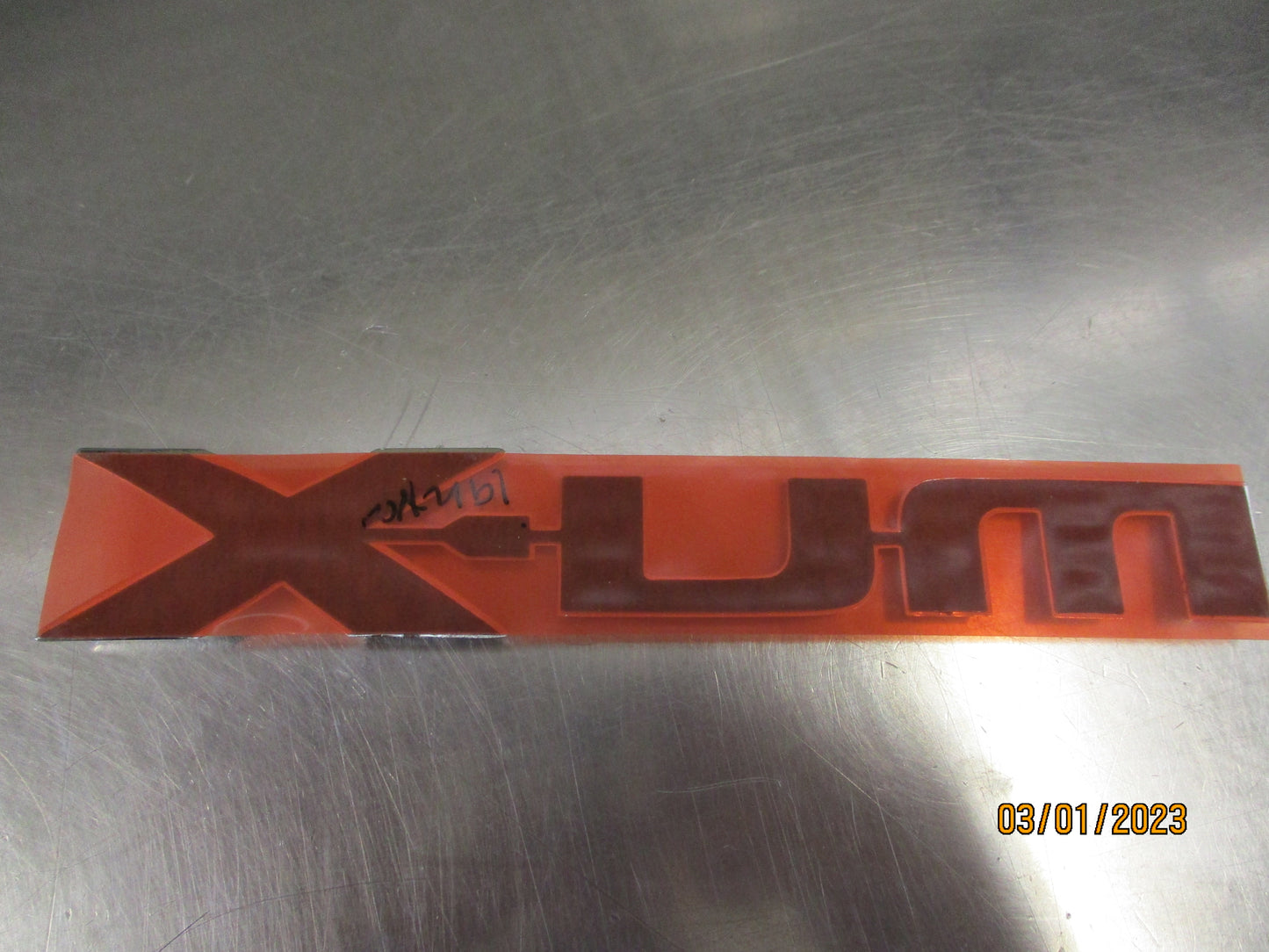 Isuzu MU-X Genuine Rear Chrome Emblem New Part