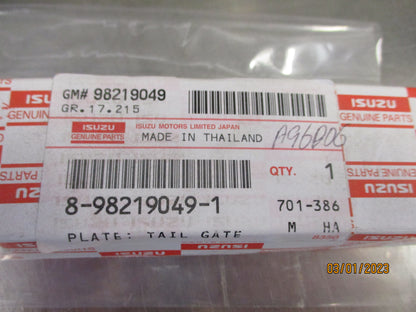 Isuzu MU-X Genuine Rear Chrome Emblem New Part