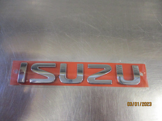 Isuzu MU-X Genuine Rear Chrome Tail Gate Emblem New Part