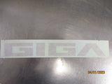 Isuzu GIGA Genuine Cab Black Stick On Emblem New Part