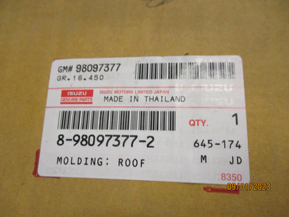 Isuzu D-Max Genuine Right Hand Roof Molding Dual Cab New Part
