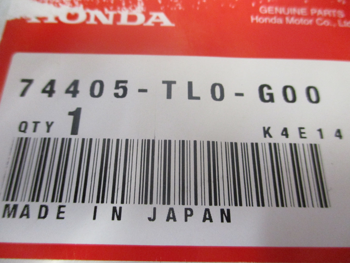 Honda Accord Genuine L Side Sill Protection Tape New Part