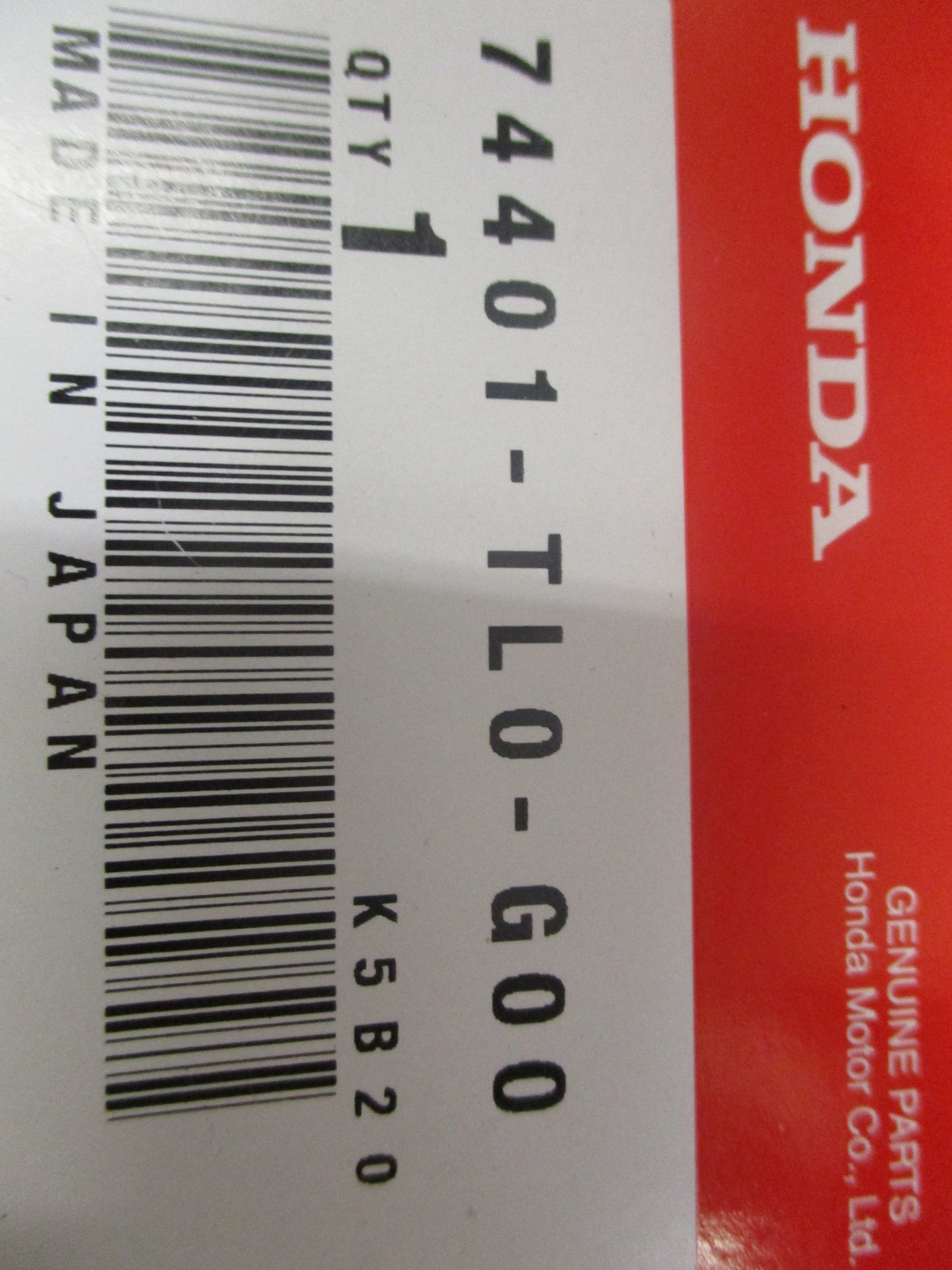 Copy of Honda Accord Genuine R Side Sill Protection Tape New Part