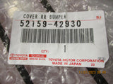 Toyota Rav4 Genuine Rear Bumper Bar Cover New Part