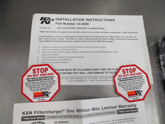 K & N Replacement Air Filter Suits Mitsubishi Pajero-3000GT-GTO-Triton-Magna-Starwagon New Part