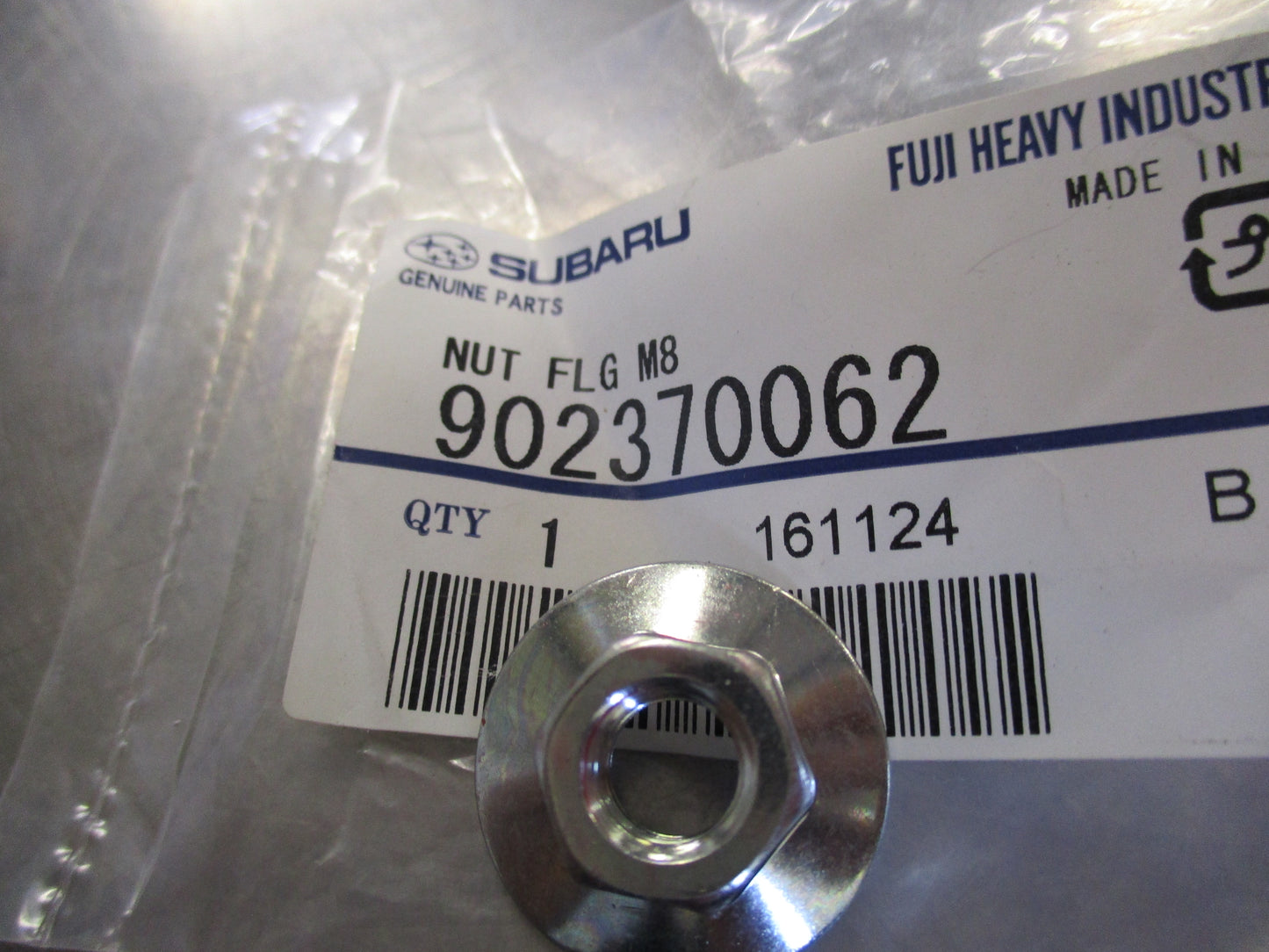 Subaru Genuine Flange Nut M8 New Part
