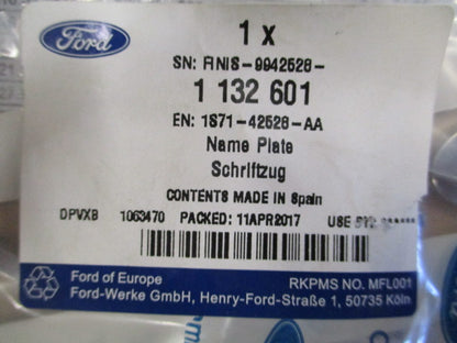 Ford Mondeo MA/MB/MC Genuine Mondeo Badge New Part