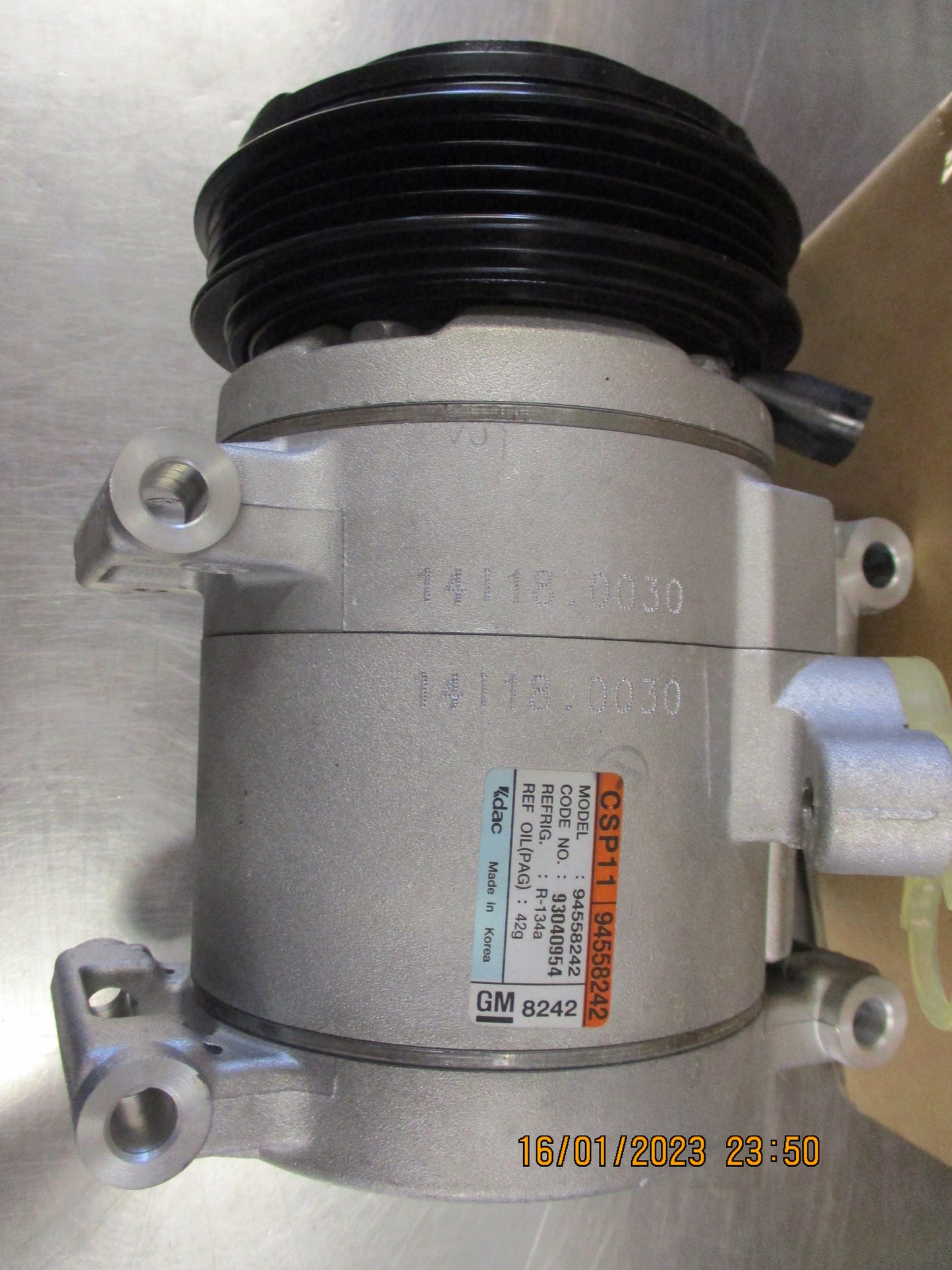 Holden Spark 1.2Ltr Genuine A/C Compressor New Part