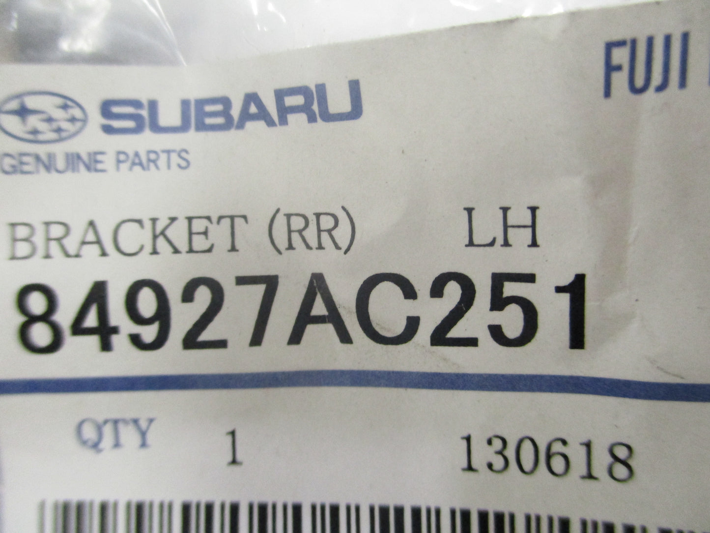 Subaru Legacy Genuine Reflex Reflector Left Hand Bracket New Part