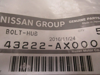 Nissan Versa Genuine Hub Bolt New Part
