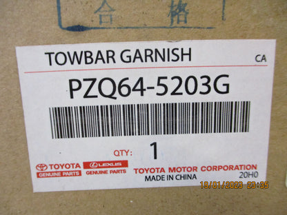Toyota Yaris Across Genuine Tow Bar Garnish New Part