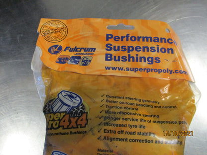SuperPro Trailing Arm Lower Bush Kit Suits Toyota Landcruiser 80 Series-105 Series New Part