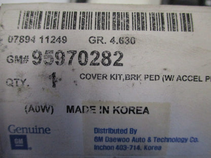 Holden Barina Genuine Automatic Sports Pedal Kit New Part