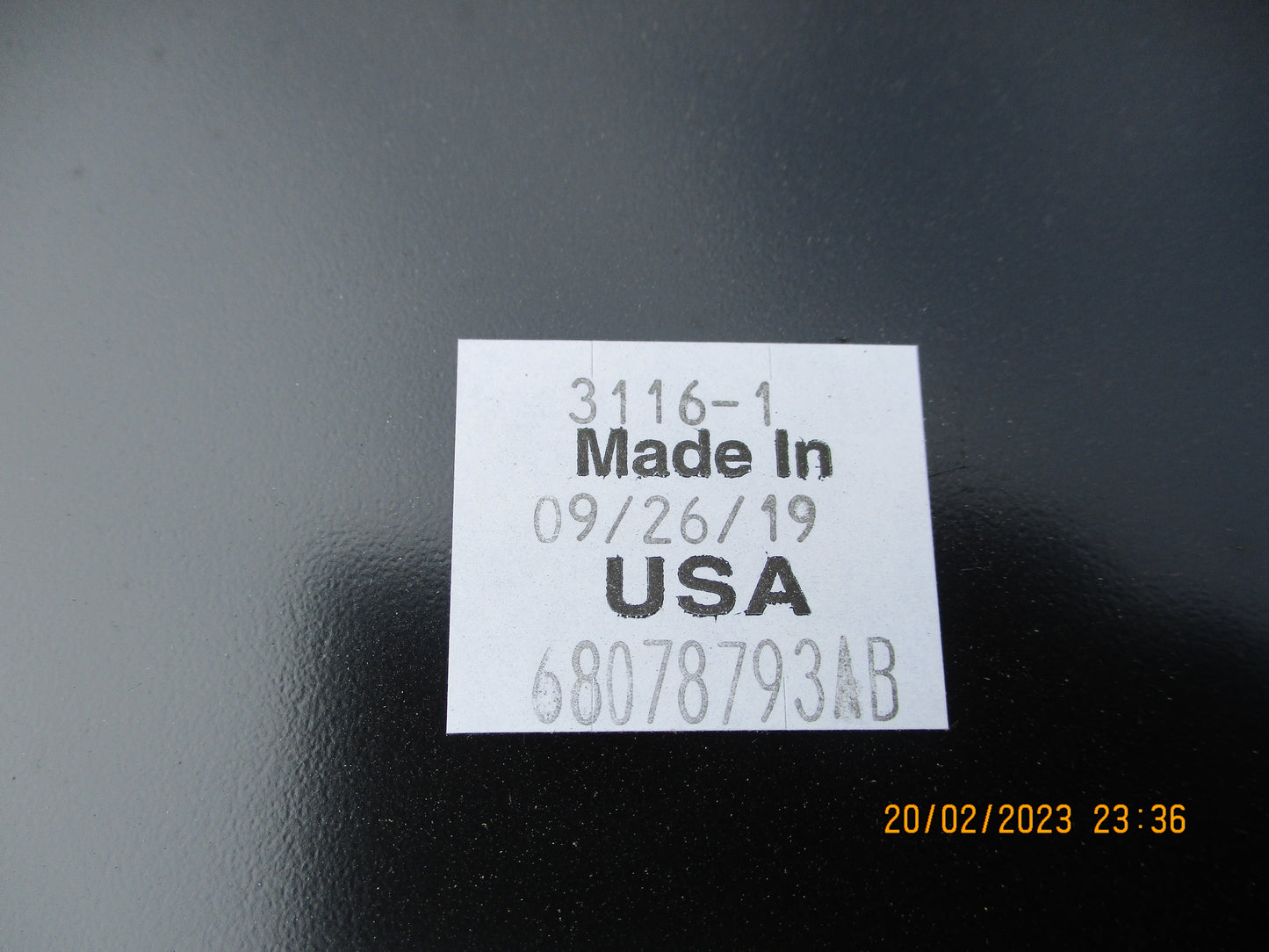 Jeep Cherokee Genuine Rear Left Quarter Panel New Part