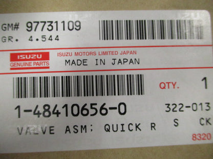Isuzu 6RB1 Truck Genuine Quick Release Air Valve New Part