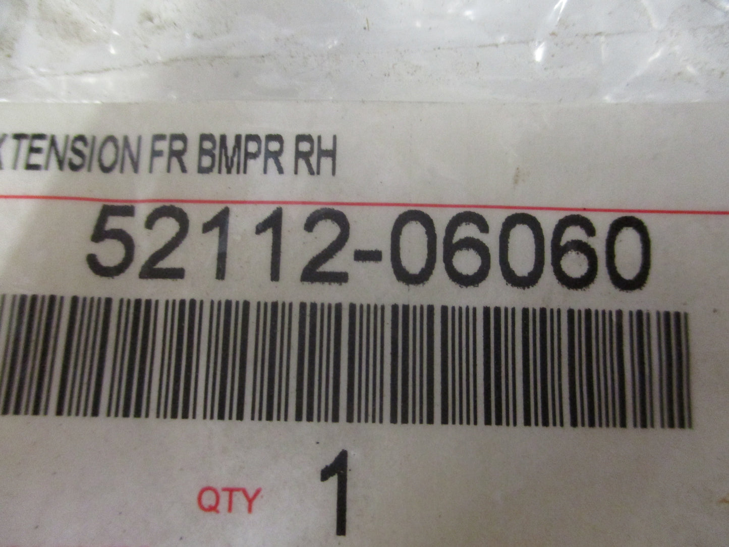 Toyota Camry/Aurion Genuine Front Right Hand Bumper Extension New Part