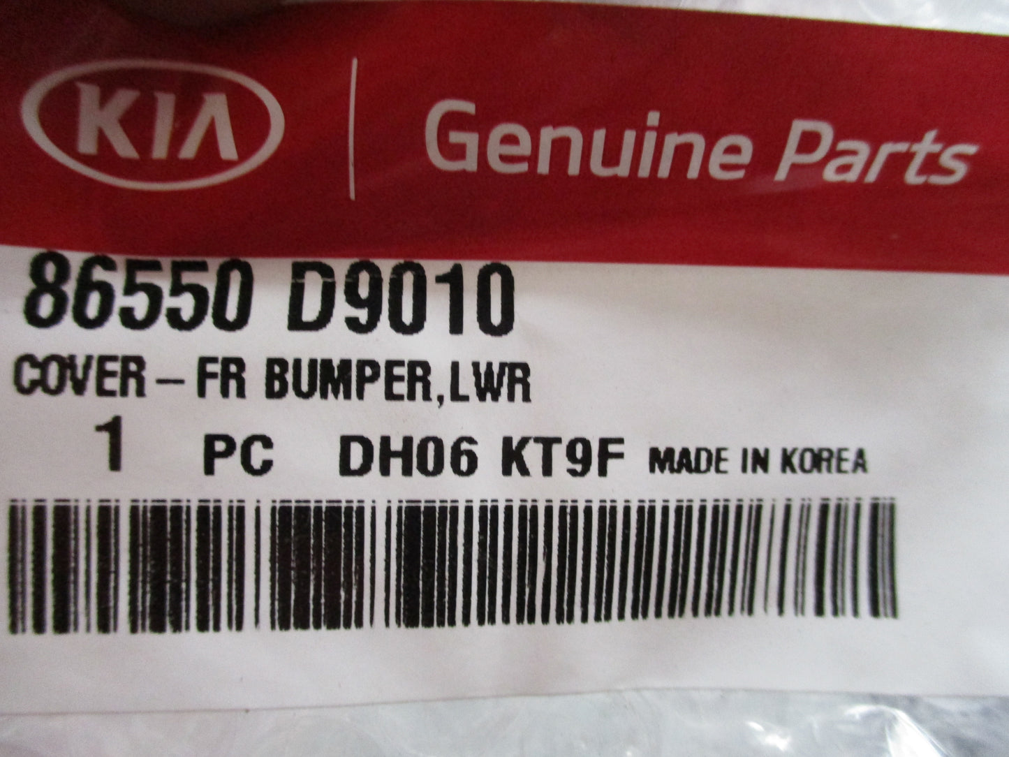 KIa Sportage Genuine Lower Front Bar Cover New Part
