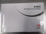 Holden JH Cruze Genuine Owners Handbook/Service Booklet/Infotainment Booklet New Part