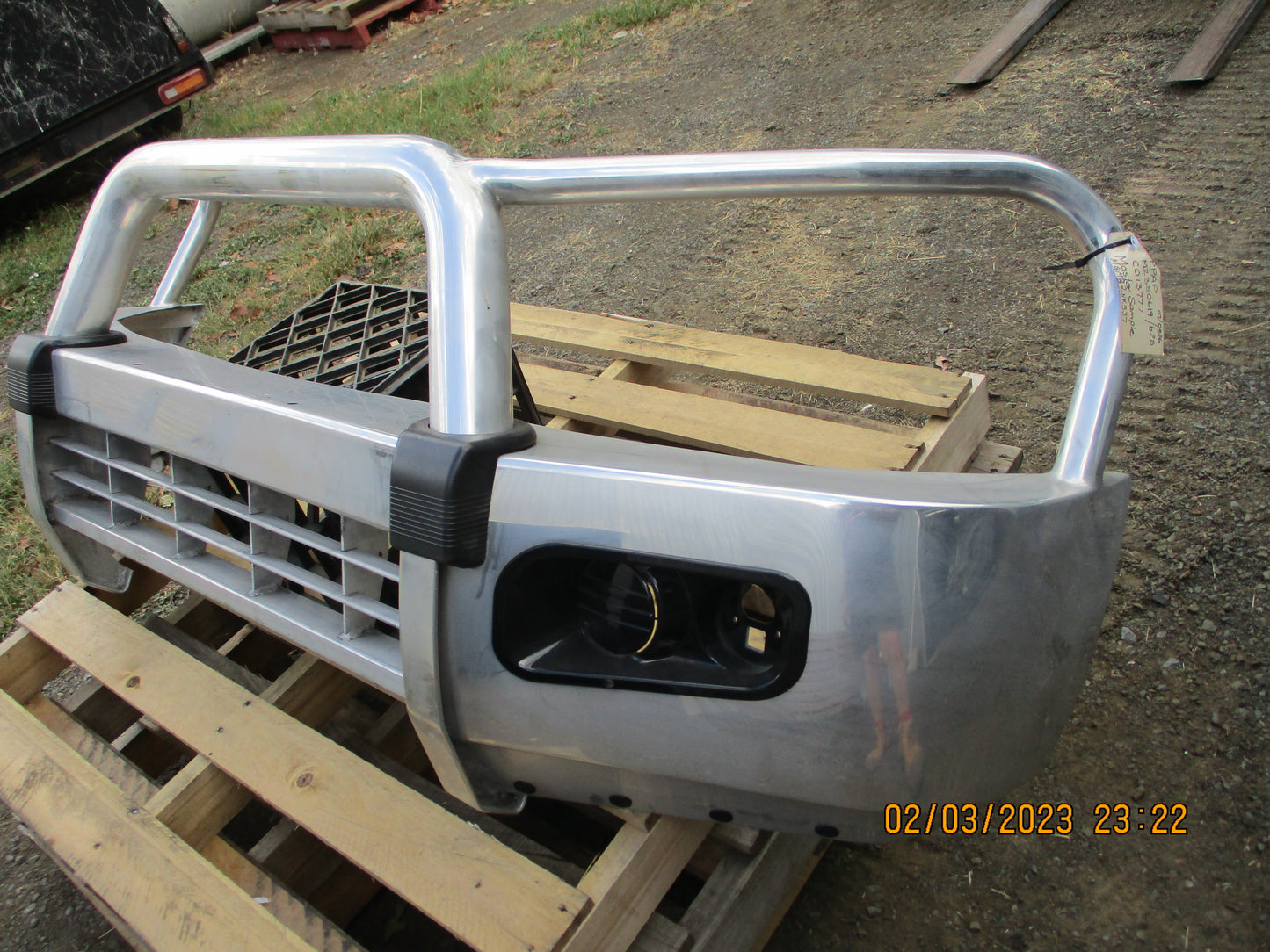 Mitsubishi MQ Triton Genuine Polished Triple Hoop Bull Bar New Part