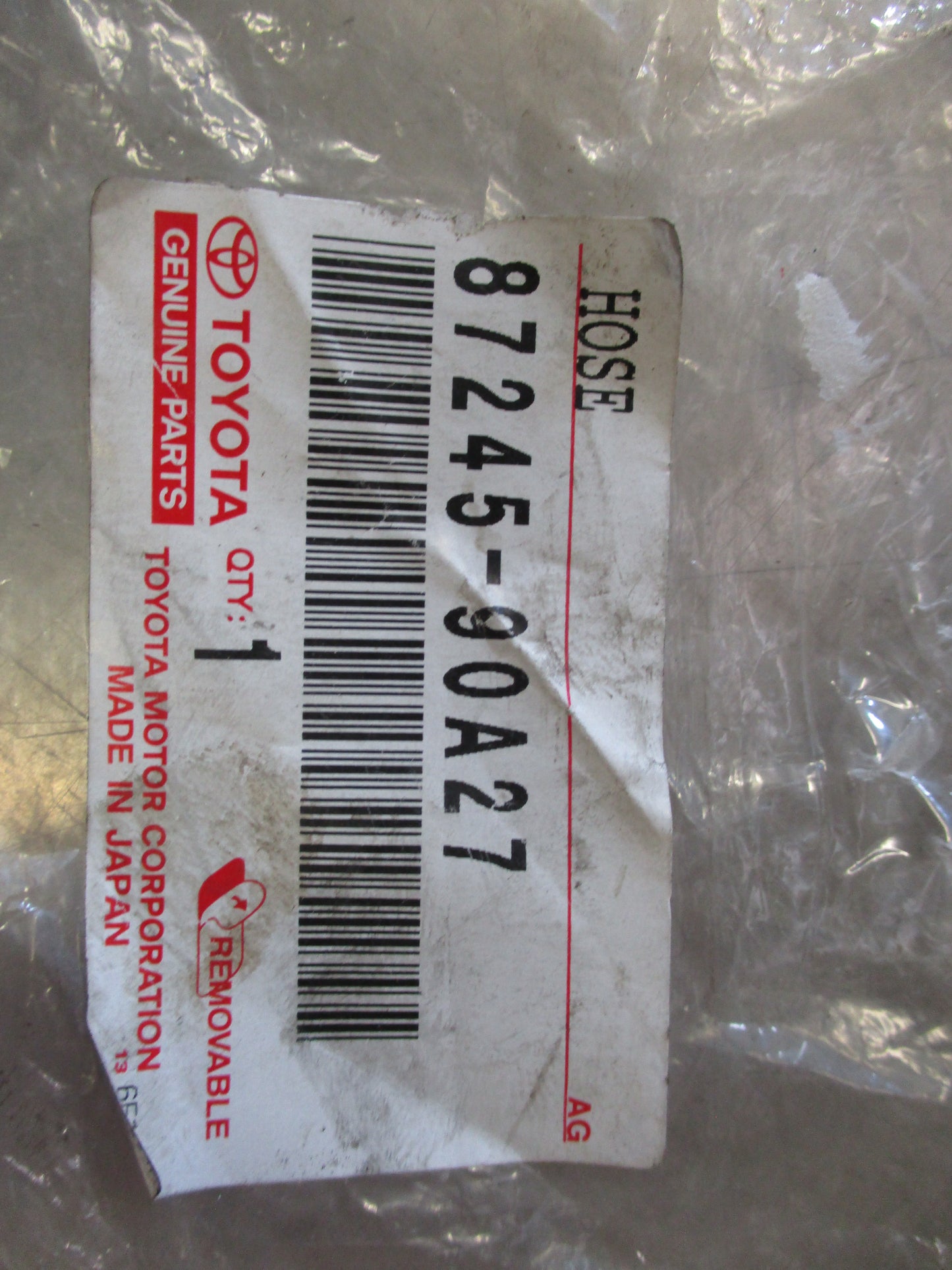 Toyota Land Cruiser Genuine Heater Water Hose New Part