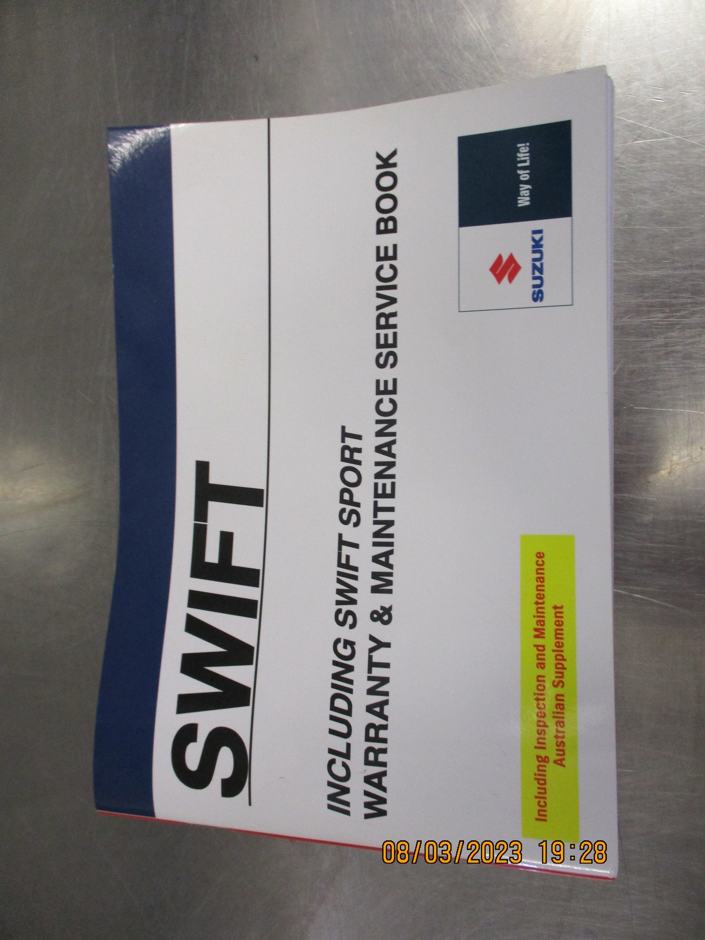 Suzuki Swift Genuine Warranty And Service Manual New Part