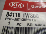 Kia Rio Genuine Left Hand Side Anti Chipping Film New Part
