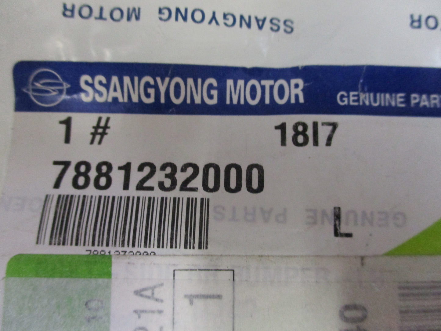 Ssangyong Acyton Genuine Left hand Rear Bumper Bracket