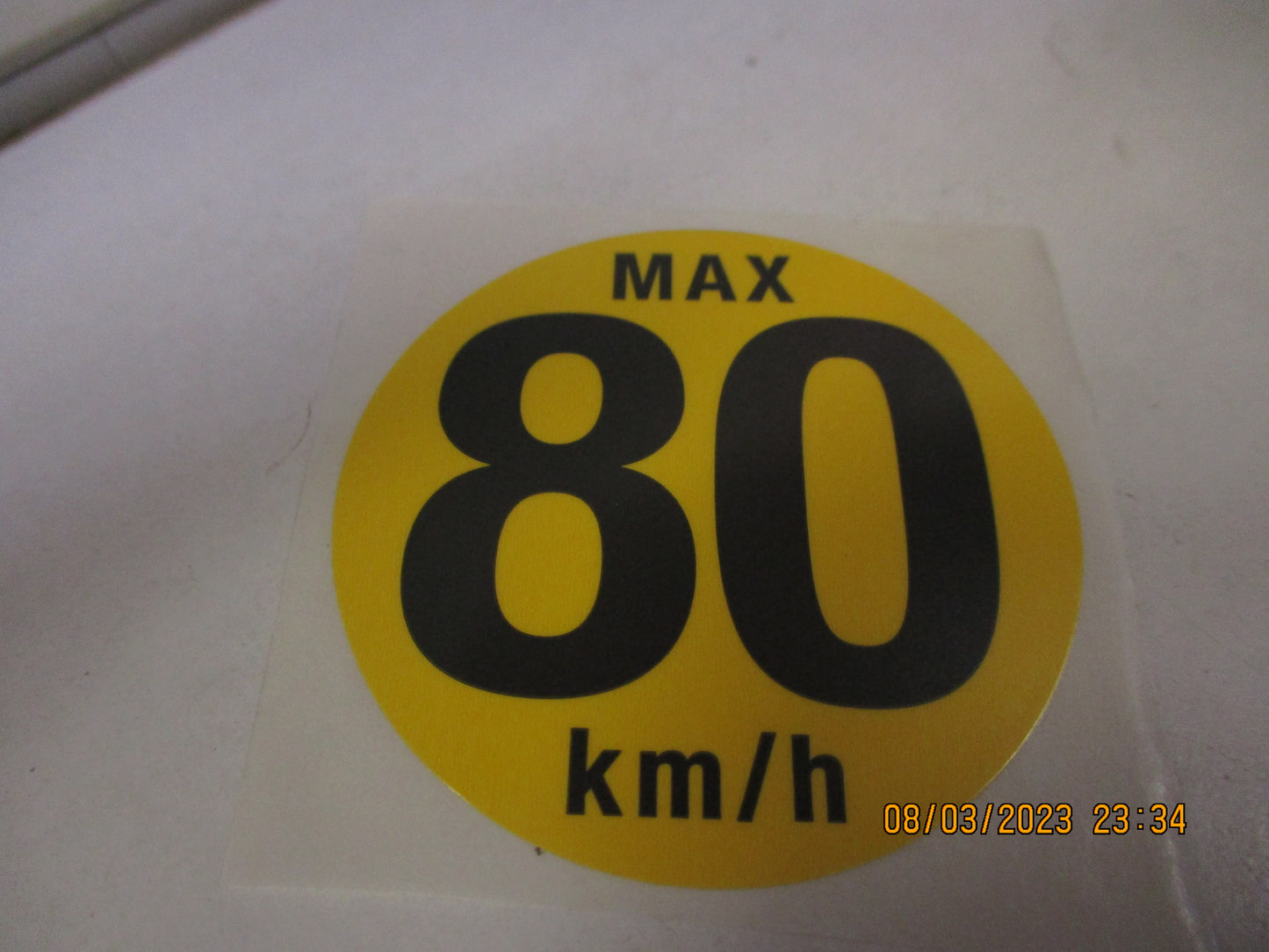 Holden Genuine Spare Tyre Speed Label New Part