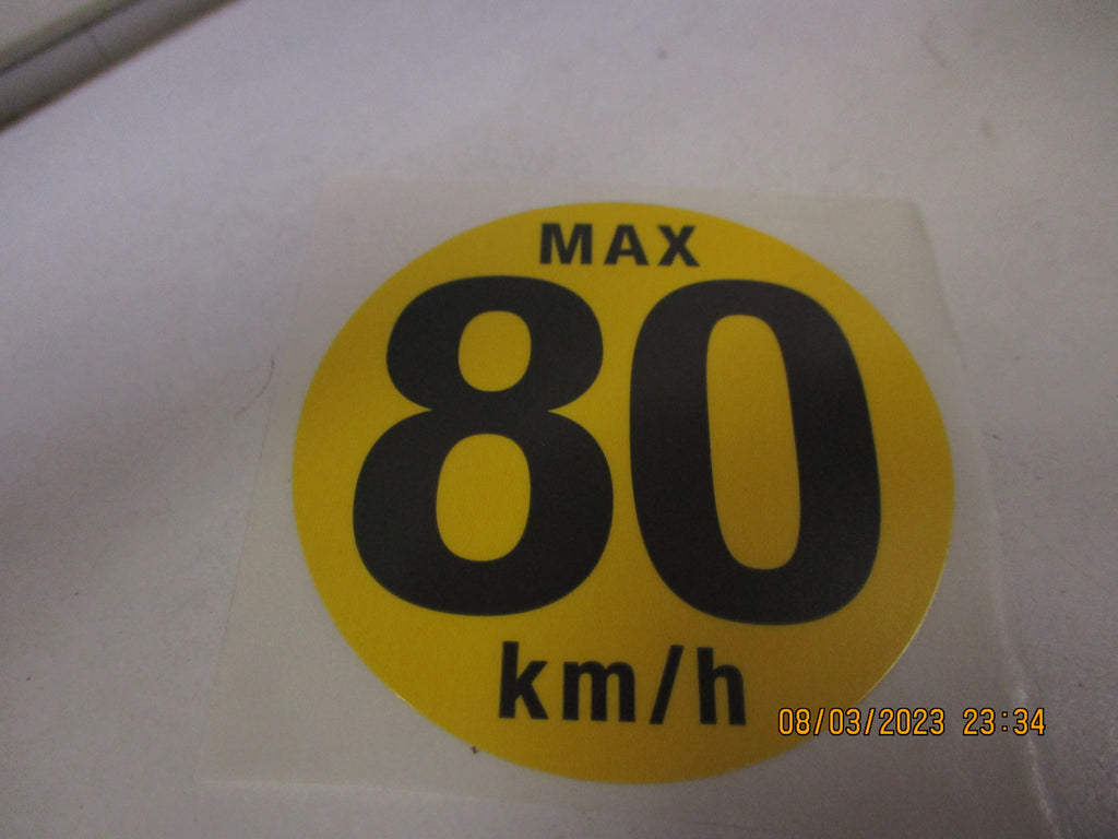 Holden Genuine Spare Tyre Speed Label New Part Half Price Parts Car