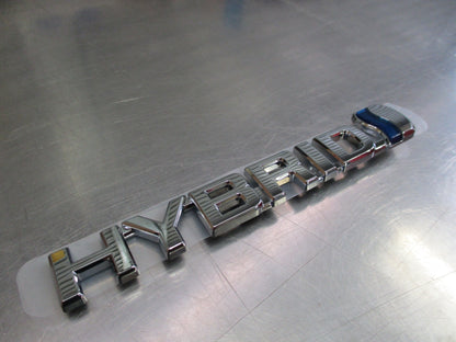 Toyota Prius Genuine Hybrid Emblem New Part